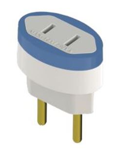 ADAPTADOR PINO CHATO 2P 10A