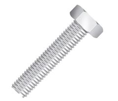 PARAFUSO ZINCO SEXTAVADO M8X40