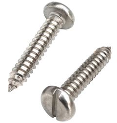 PARAFUSO INOX FENDA 3/16X1/2 (4,8X13)