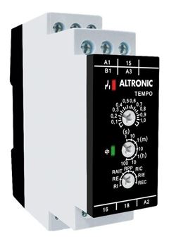 RELE DE TEMPO MULTI FUNCAO 24-240VCA/CC 