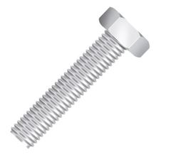 PARAFUSO ZINCO SEXTAVADO 1/4X1/2