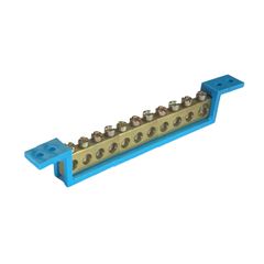 BARRAMENTO NEUTRO AZUL FIX PARAF P/8