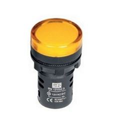 SINALIZADOR 22MM PLASTICO 12V AC/DC AM