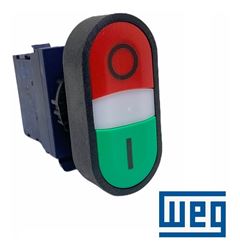 BOTAO DE COMANDO DUPLO C/ SIN 220VAC