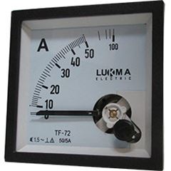 AMPERIMETRO ANALOGICO 96X96 800/5A