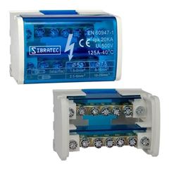 BLOCO DE DISTRI. 2 BARRA 125A 7FUROS