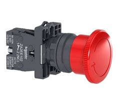 BOTAO 22MM PLASTICO EMERGENCIA GIRA/TRAV