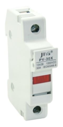 BASE PARA FUSIVEL CARTUCHO 10X38 1P 32A