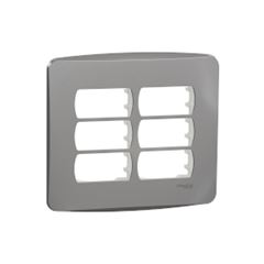 MILUZ CONJ PLACA 4X4 6 POSTOS + SUP ALU