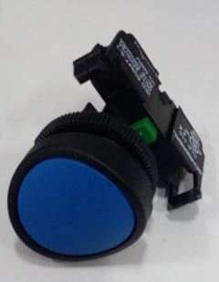 BOTAO 22MM PLASTICO A IMPULSO 1NA AZ