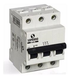 DISJUNTOR TRIFASICO 63A CURVA C 3KA