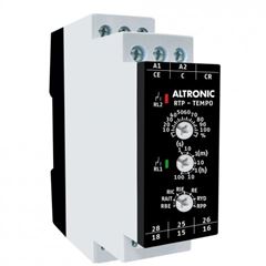 RELE DE TEMPO MULTI FUNCAO 24-240VCA/CC 